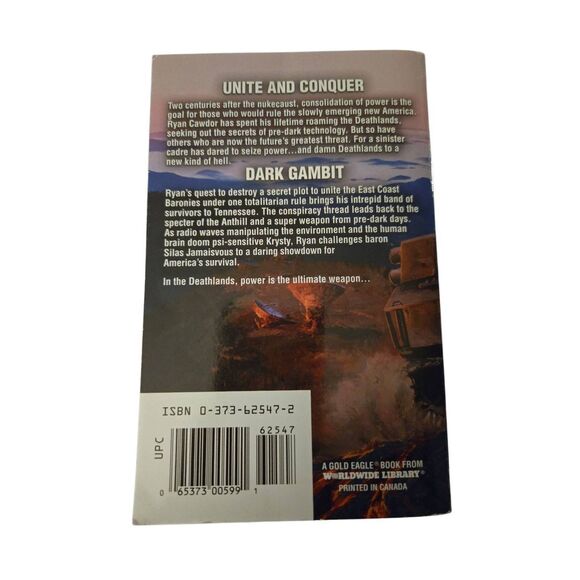 Death lands Gaia's demise by James Axler- gold eagle - isbn 0373625472 - Picture 4 of 6